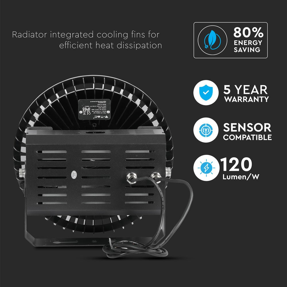 500W Oprawa Highbay LED ( Zasilacz MEANWELL ) / Chip SAMSUNG / Barwa:4000K / Kąt 120' / Obudowa: Czarna