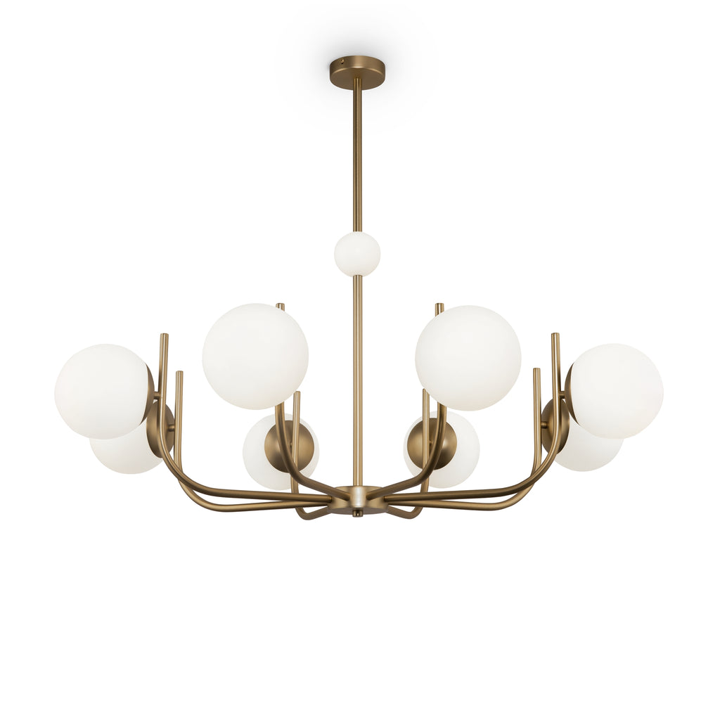 Maytoni Lampa wisząca Rendez-vous - Metal - Brąz MOD109PL-08BS