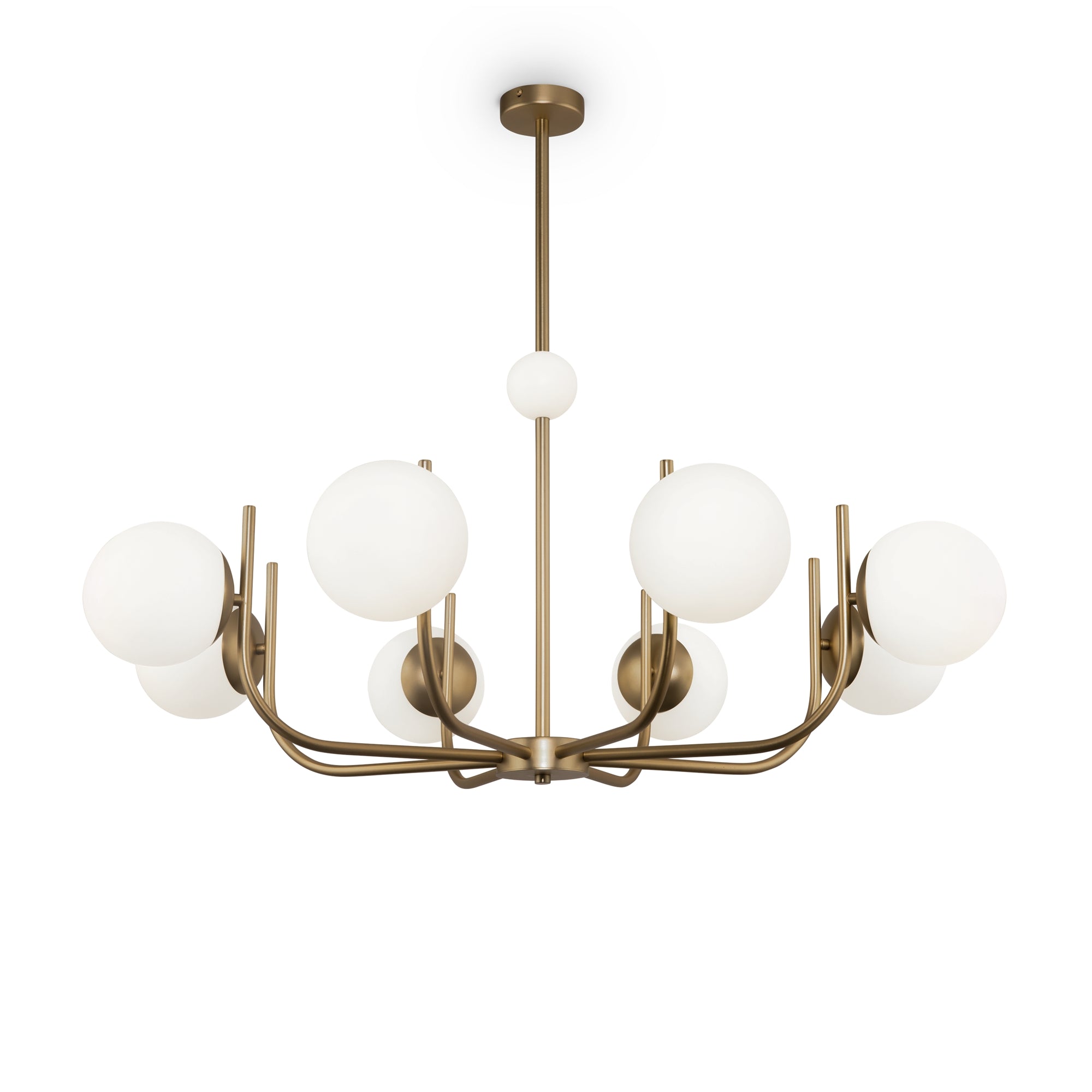 Maytoni Lampa wisząca Rendez-vous - Metal - Brąz MOD109PL-08BS
