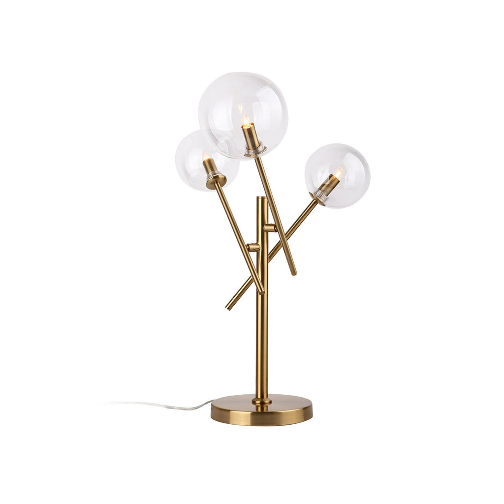 Maxlight Lampa stołowa Lollipop - Metal + szkło - Mosiądz T0035