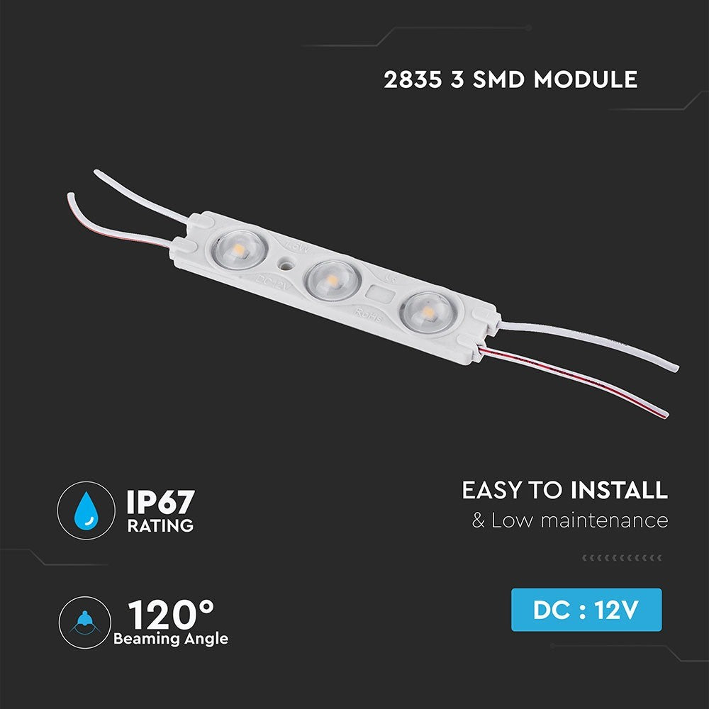1.5W Moduły LED 3SMD / Barwa:3000K / IP67