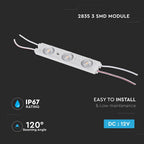 1.5W Moduły LED 3SMD / Barwa:3000K / IP67