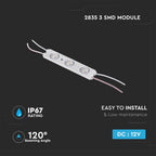 1.5W Moduł LED / Barwa: Zielony / IP67