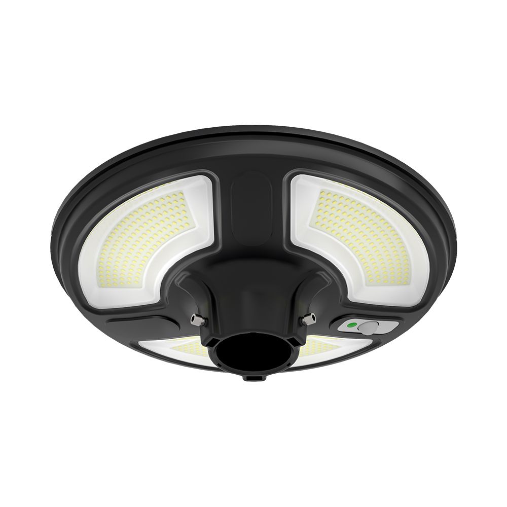7.5W Ogrodowa Lampa Solarna z czujnikiem ruchu / Barwa:4000K / Obudowa: Czarna