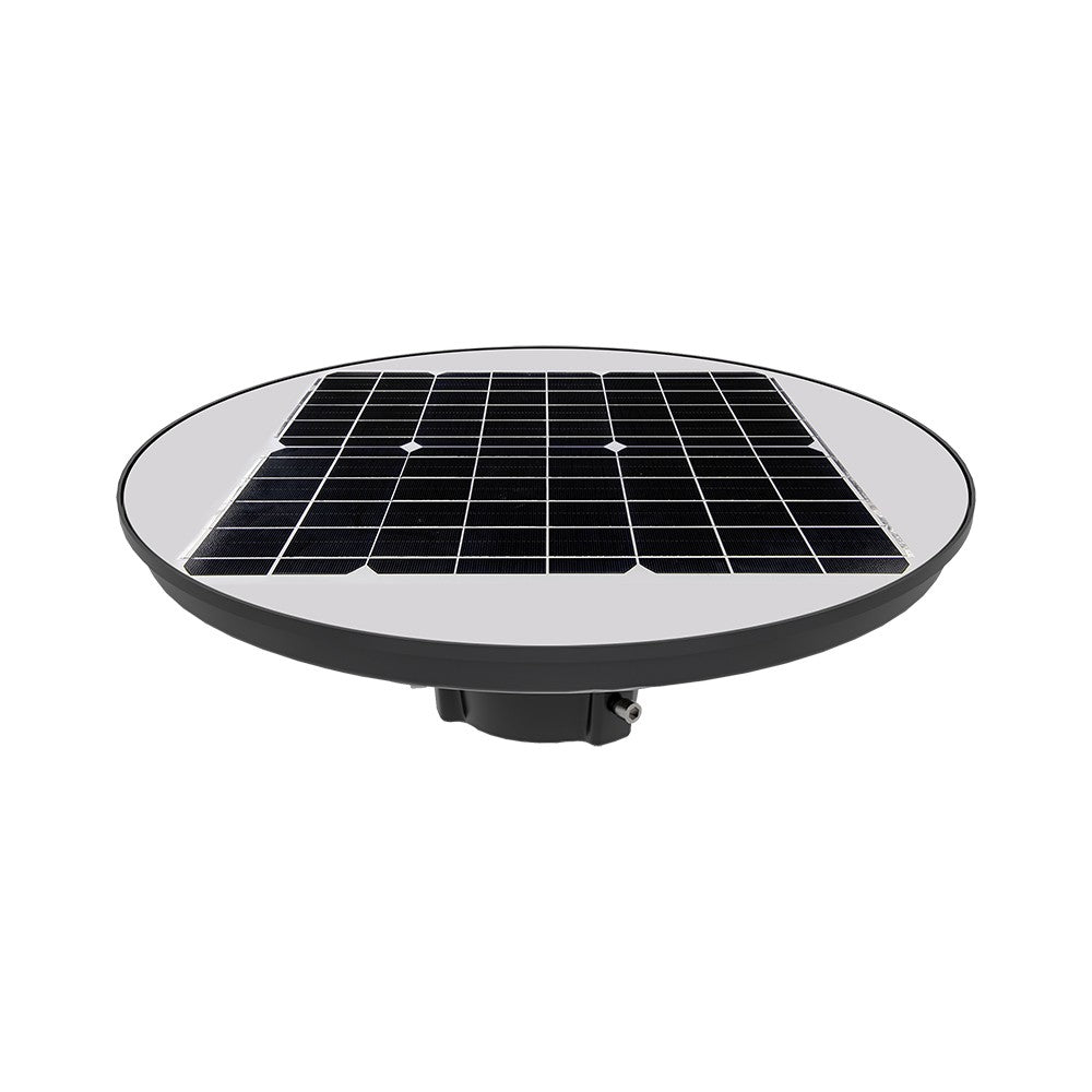 10W Ogrodowa Lampa Solarna z czujnikiem ruchu / Barwa:6500K / Obudowa: Czarna