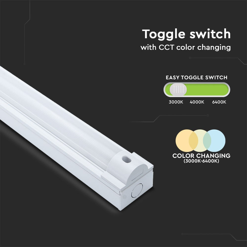 40W Belka oświetleniowa LED 127cm / Chip SAMSUNG / Barwa: regulowana w zakresie 3000K,4000K,6000K / 5 Lat gwarancji