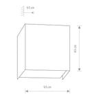 Nowodvorski Kinkiet CUBE 10W only LED 50/60Hz - Stal nierdzewna - Srebrny 5267