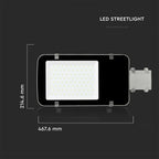 50W Lampa uliczna LED / Chip SAMSUNG / Barwa:6400K / Obudowa: Szara