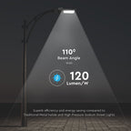50W Lampa uliczna LED / Chip SAMSUNG / Barwa:6400K / Obudowa: Szara
