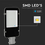 50W Lampa uliczna LED / Chip SAMSUNG / Barwa:6400K / Obudowa: Szara