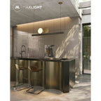 Maxlight Lampa wisząca Momo - Aluminium + żelazo + akryl - Czarny + złoty szczotkowany P0487