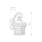 Nowodvorski Lampa ścienna natynkowa TAY 25W only LED 50/60Hz IP23 - Aluminium lakierowane - Czarny 5292