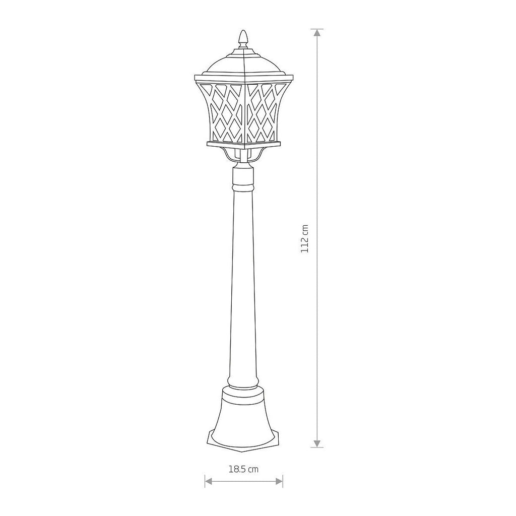 Nowodvorski Lampa stojąca TAY 25W only LED 50/60Hz IP23 - Aluminium lakierowane - Czarny 5294