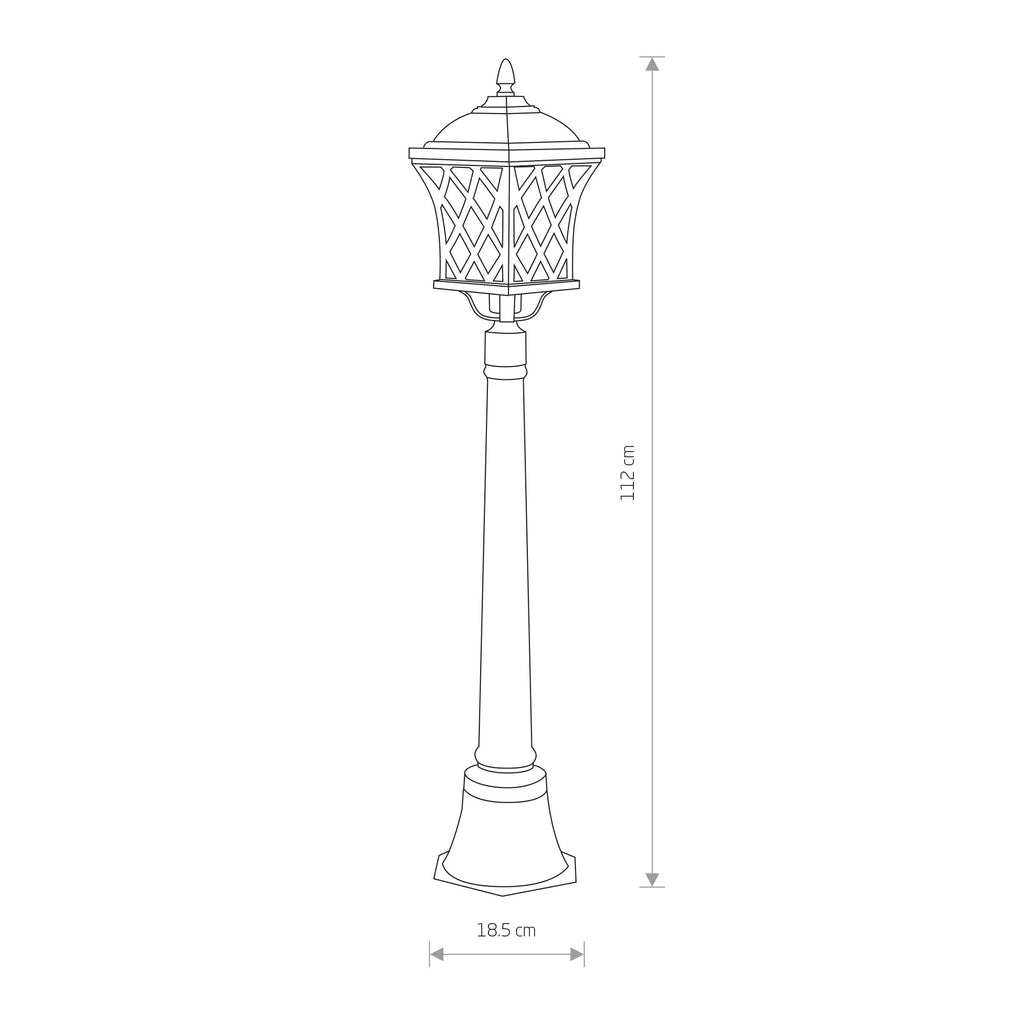 Nowodvorski Lampa stojąca TAY 25W only LED 50/60Hz IP23 - Aluminium lakierowane - Czarny 5294