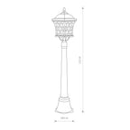 Nowodvorski Lampa stojąca TAY 25W only LED 50/60Hz IP23 - Aluminium lakierowane - Czarny 5294