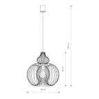 Nowodvorski Lampa wisząca MEKNES 25W only LED 50/60Hz - Stal lakierowana - Biały 5297
