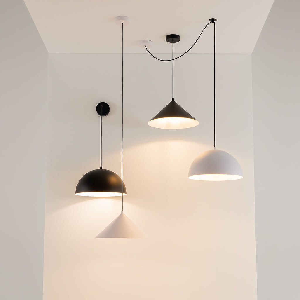 Maytoni Lampa wisząca Basic colors - Metal - Biały MOD167PL-01W