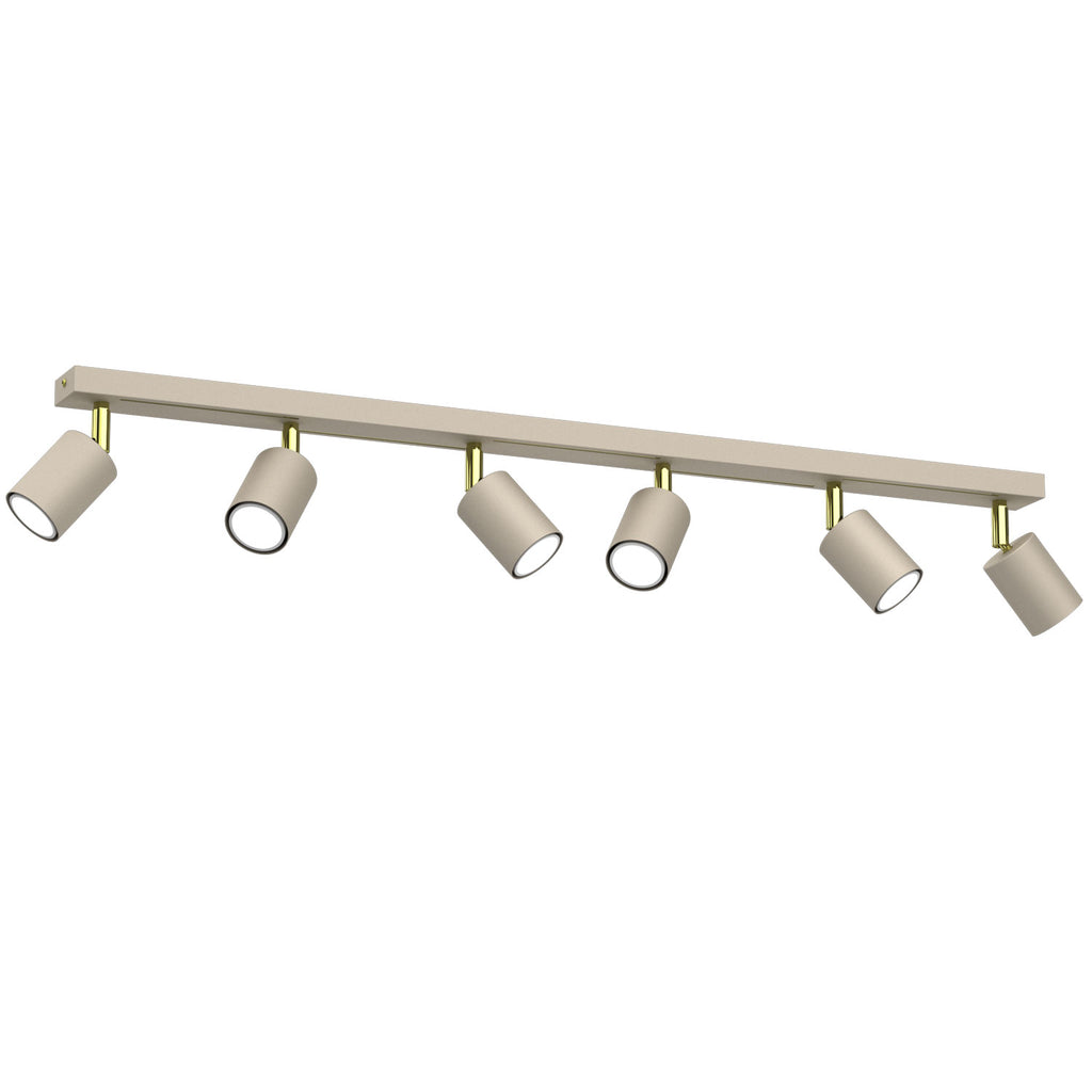 spot Striper beige/gold 6xGU10