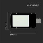 100W Lampa uliczna LED / Chip SAMSUNG / Barwa:4000K / Obudowa: Szara