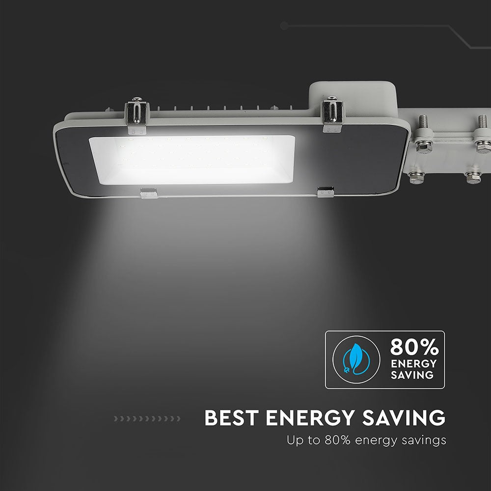 100W Lampa uliczna LED / Chip SAMSUNG / Barwa:4000K / Obudowa: Szara
