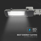 100W Lampa uliczna LED / Chip SAMSUNG / Barwa:6400K / Obudowa: Szara