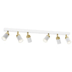 spot Reno white/gold 6xGU10