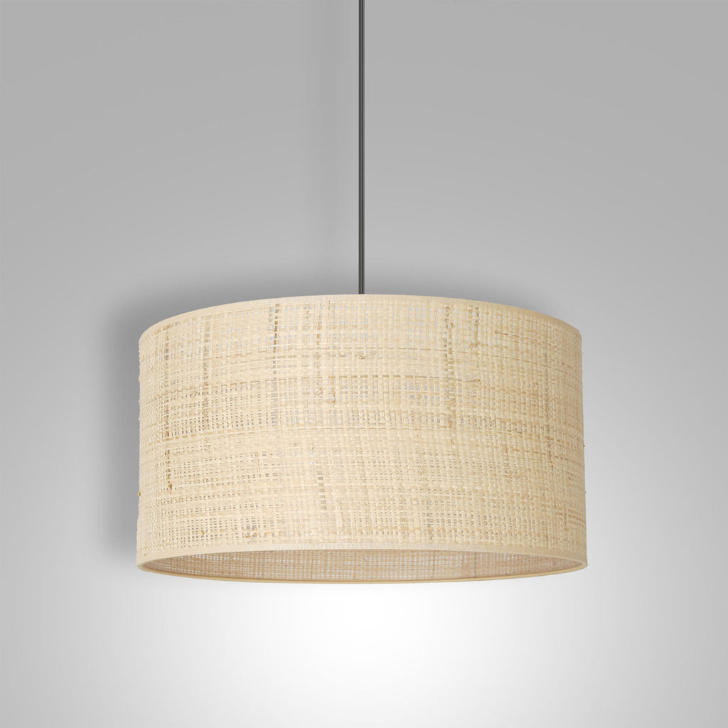 żyrandol Rattan cylinder shade dia 400, h 200 1xE27