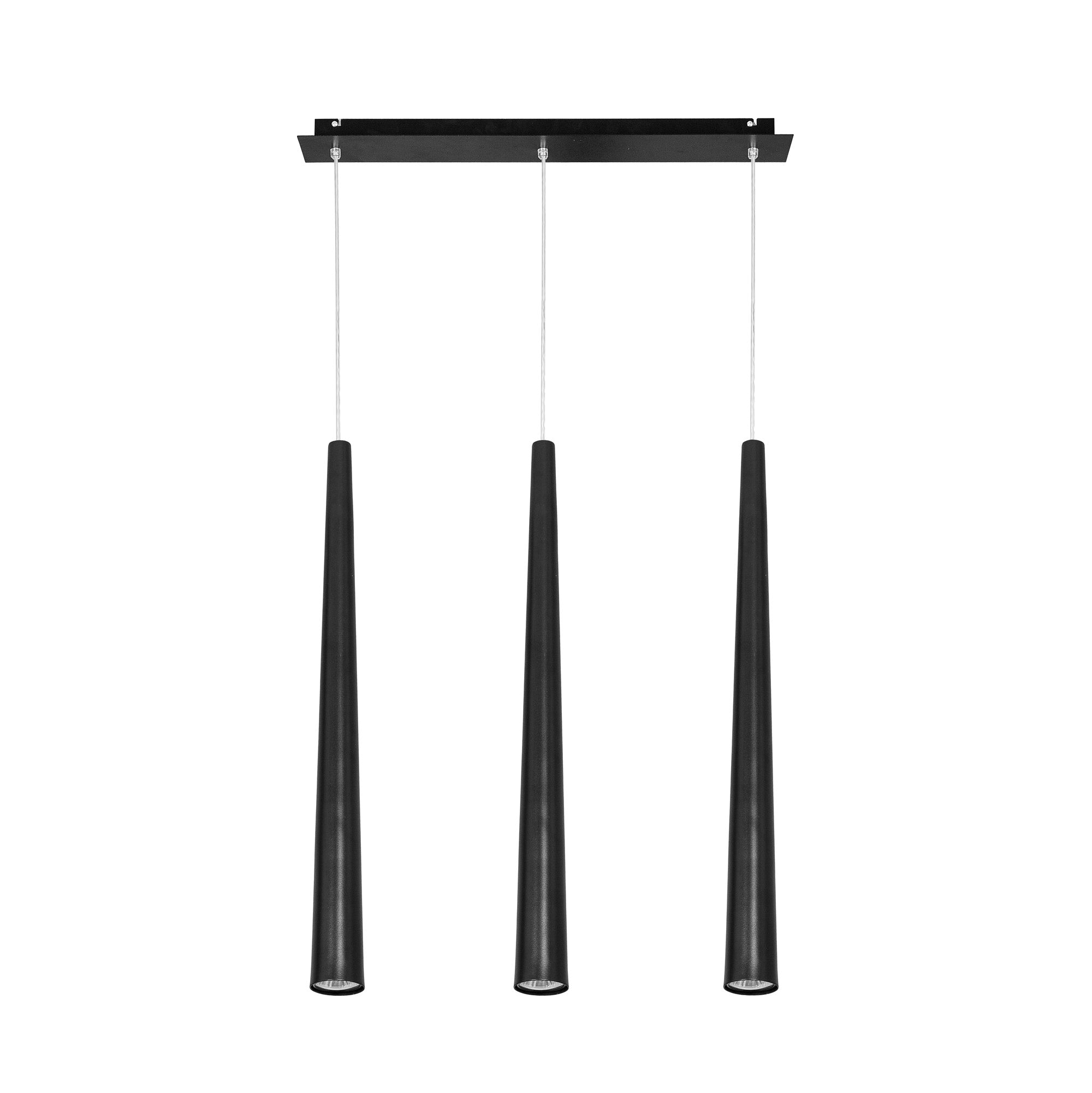 Nowodvorski Lampa wisząca QUEBECK 3x35W 50/60Hz - Aluminium lakierowane - Czarny