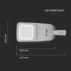 80W Lampa uliczna LED (CLASS II,TYPE III-M LENS) / Chip SAMSUNG / Barwa:4000K