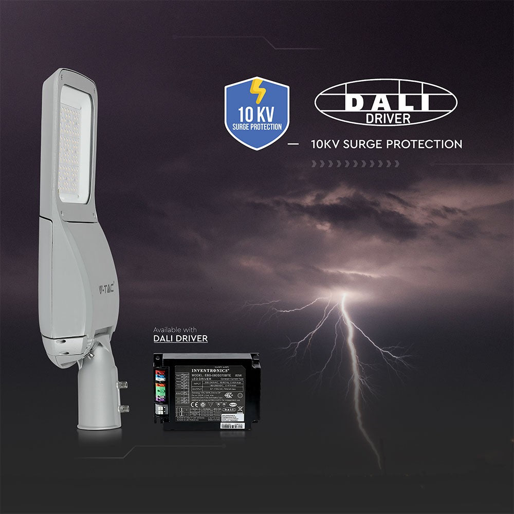 80W Lampa uliczna LED (CLASS II,TYPE III-M LENS) / Chip SAMSUNG / Barwa:4000K