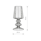 Nowodvorski Lampa stołowa AVEIRO S 25W only LED 50/60Hz - Stal lakierowana - Czarny 5411