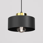 żyrandol Marti black/gold 1xE27