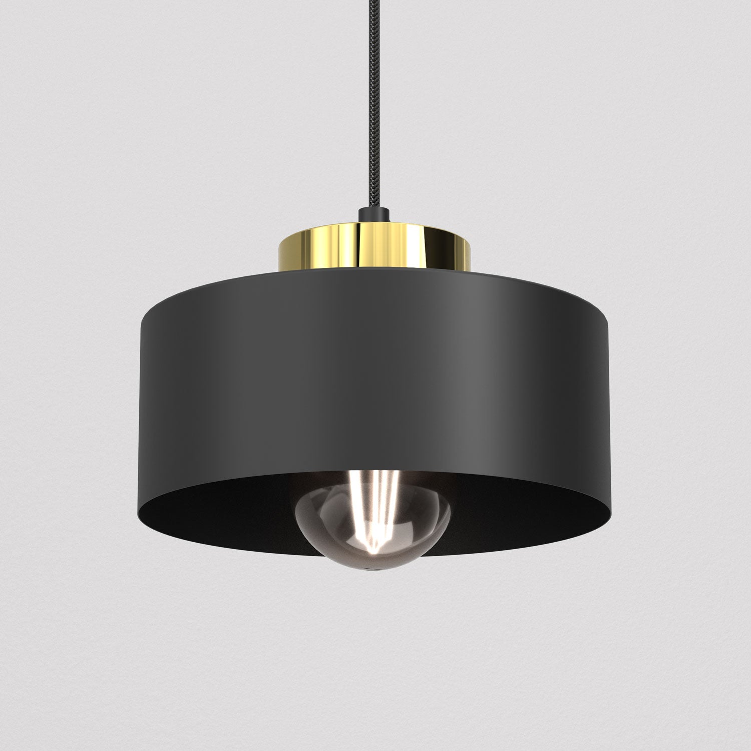 żyrandol Marti black/gold 1xE27