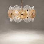 Maytoni Lampa wisząca Aster - Metal - Brąz MOD007PL-08G