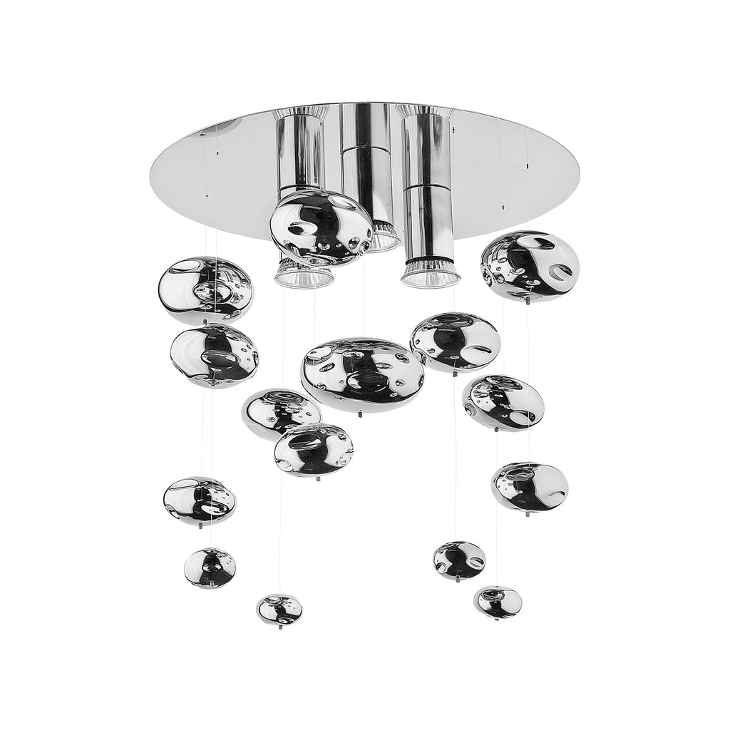 Nowodvorski Lampa przysufitowa SALVA C 10W only LED 50/60Hz - Szkło - Chrom