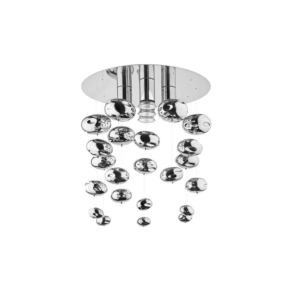 Nowodvorski Lampa przysufitowa SALVA E 10W only LED 50/60Hz - Szkło - Chrom
