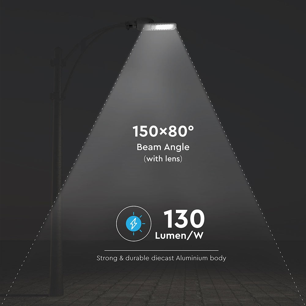 160W Lampa uliczna LED (CLASS II,TYPE III-M LENS) / Chip SAMSUNG / Barwa:4000K
