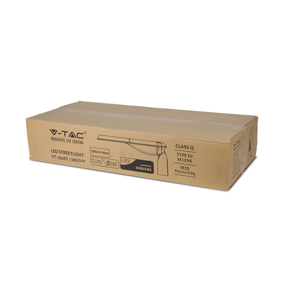 200W Lampa uliczna LED (CLASS II,TYPE III-M LENS) / Chip SAMSUNG / Barwa:4000K