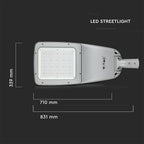 200W Lampa uliczna LED (CLASS II,TYPE III-M LENS) / Chip SAMSUNG / Barwa:4000K