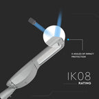 200W Lampa uliczna LED (CLASS II,TYPE III-M LENS) / Chip SAMSUNG / Barwa:4000K
