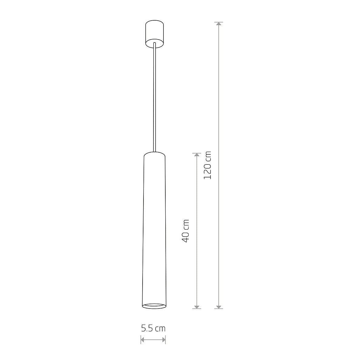 Nowodvorski Lampa wisząca EYE L 10W only LED 50/60Hz - Stal lakierowana - Biały 5455