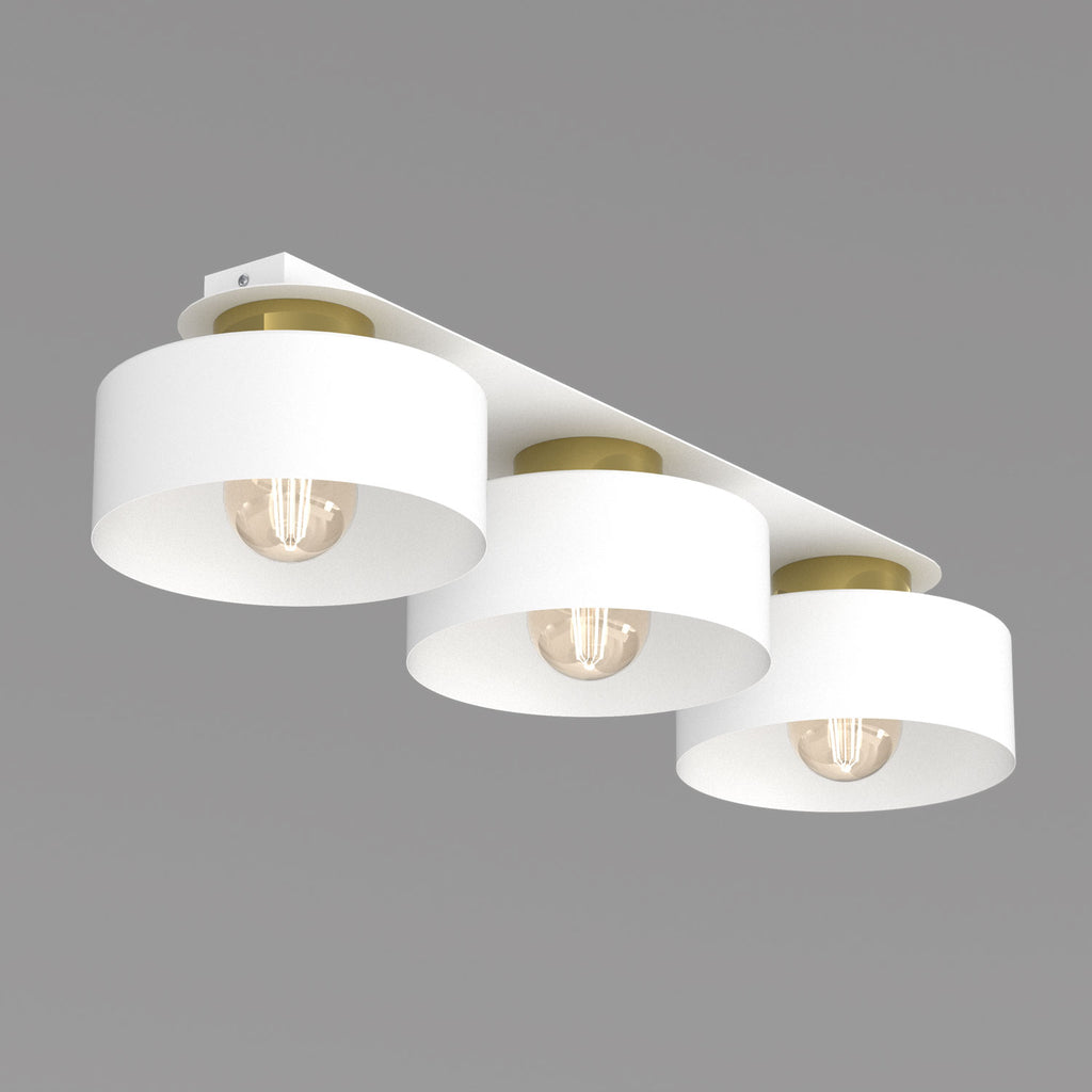 plafon Marti white/gold 3xE27