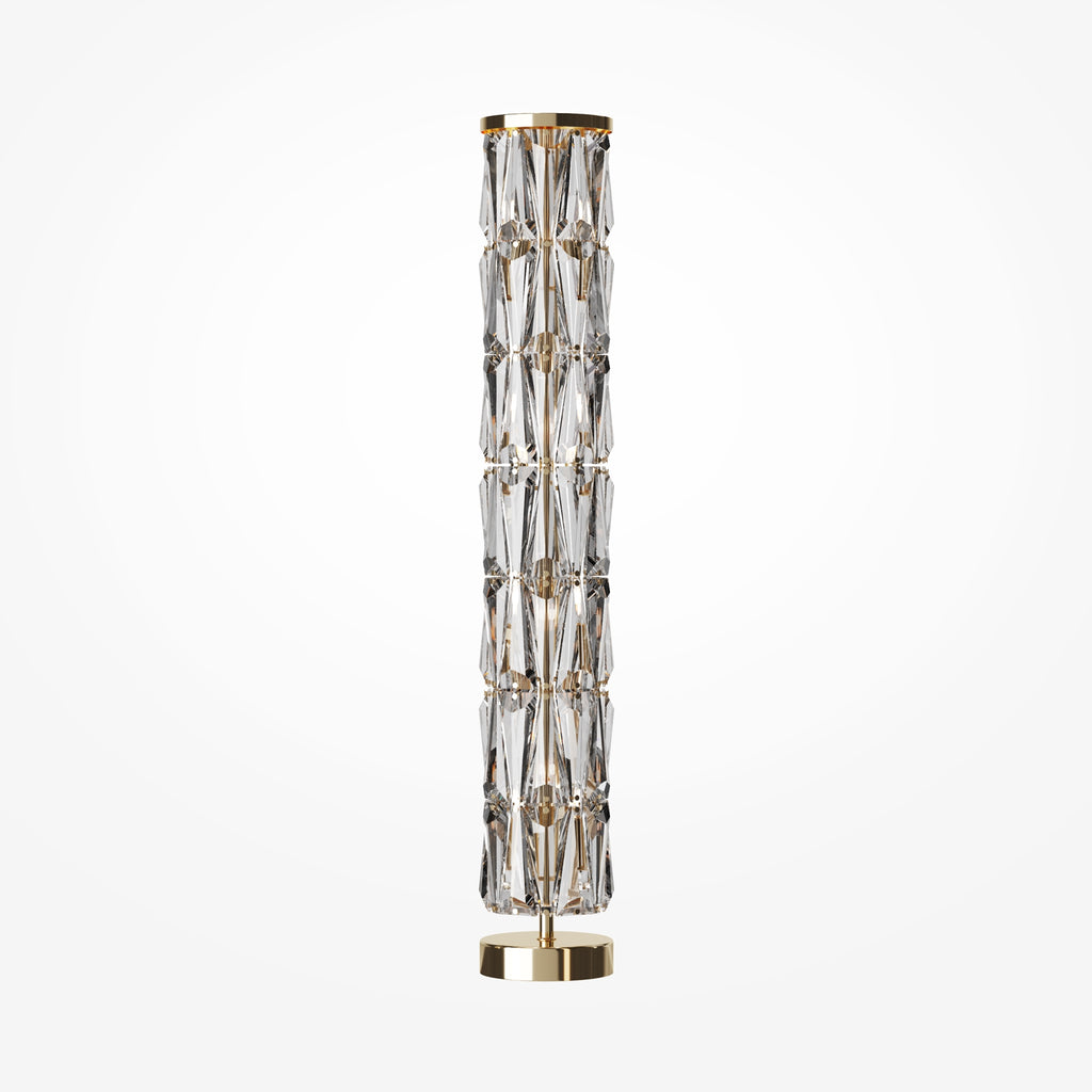 Maytoni Lampa podłogowa Puntes - Metal - Złoty MOD043FL-08G