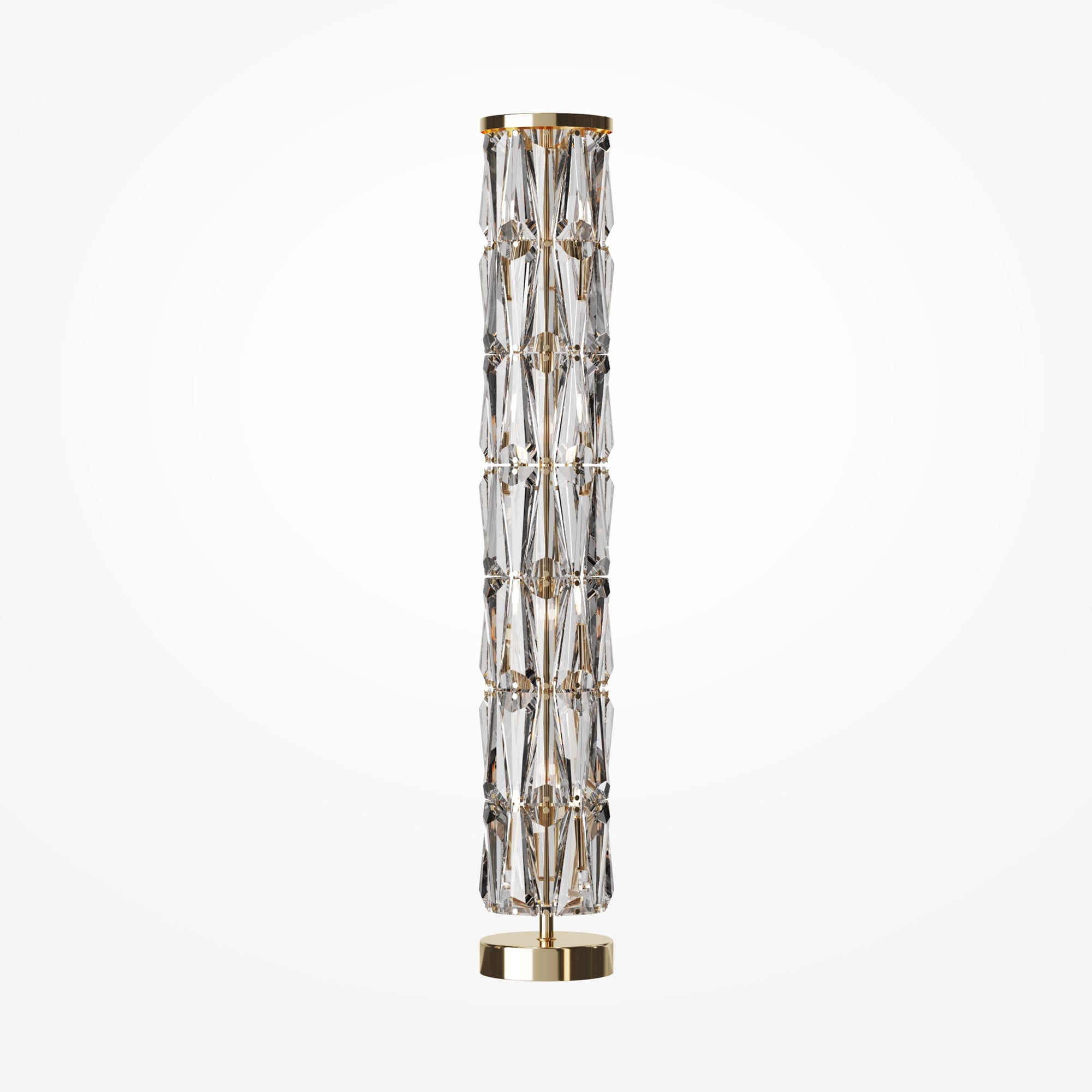 Maytoni Lampa podłogowa Puntes - Metal - Złoty MOD043FL-08G