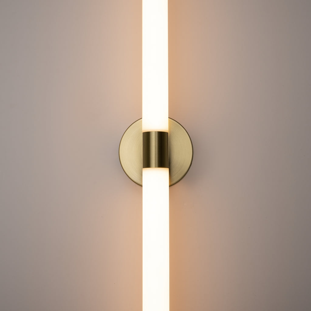 Maytoni Kinkiet Axis - Aluminium - Złoty MOD106WL-L16G3K