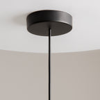 Maytoni Lampa wisząca Kyoto - Metal + marmur - Czarny MOD178PL-01B