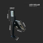50W Solarna lampa uliczna / Barwa:4000K / Obudowa: Czarna