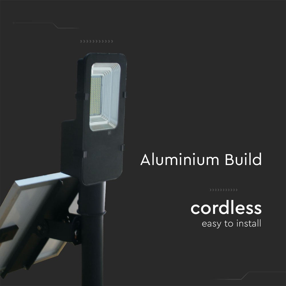 50W Solarna lampa uliczna / Barwa:4000K / Obudowa: Czarna