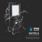 40W Lampa uliczna solarna z czujnikiem ruchu / Barwa:4000K / Obudowa: Czarna / Wydajność: 120lm/W