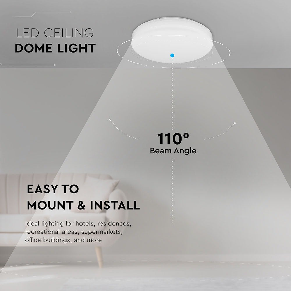 15W Plafon LED / Barwa:4000K / Okrągła